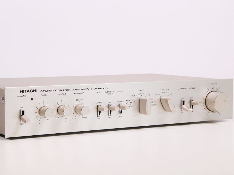 Vintage Hitachi Stereo Control Amplifier HCA-6500